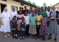 Staff and children at Upendo